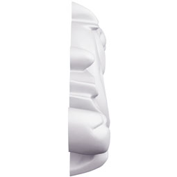 Ekena Millwork - PML05X05EZ - Endurathane Finn Panel Moulding Corner, 6 1/8"W x 5 1/8"H x 3/4"P (matches moulding PML01X01FI), Factory Primed