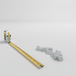 Ekena Millwork - PML05X05EZ - Endurathane Finn Panel Moulding Corner, 6 1/8"W x 5 1/8"H x 3/4"P (matches moulding PML01X01FI), Factory Primed