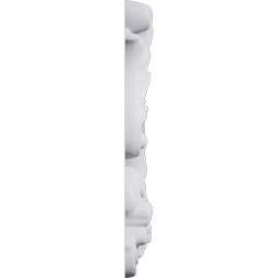 Ekena Millwork - PML05X06MA-L - Endurathane Maggie Panel Moulding Corner, 5 1/8"W x 5 1/2"H x 5/8"P, Left (matches moulding PML01X01FI), Factory Primed