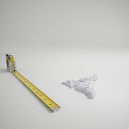 Ekena Millwork - PML05X06MA-L - Endurathane Maggie Panel Moulding Corner, 5 1/8"W x 5 1/2"H x 5/8"P, Left (matches moulding PML01X01FI), Factory Primed