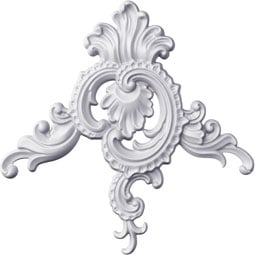 Ekena Millwork - PML11X11ML - Endurathane Maggie Panel Moulding Corner, 7 1/8"W x 5 1/2"H Left (matches moulding PML01X01FI), Factory Primed