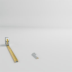 Ekena Millwork - PML03X01FI-L - Endurathane Finn Panel Moulding Corner, 4 3/8"W x 1 1/8"H x 1/2"P, Left (matches moulding PML01X01FI), Factory Primed