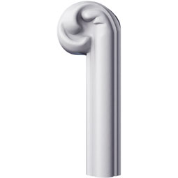 Ekena Millwork - PML03X01FI-R - Endurathane Finn Panel Moulding Corner, 4 3/8"W x 1 1/8"H x 1/2"P, Right (matches moulding PML01X01FI), Factory Primed
