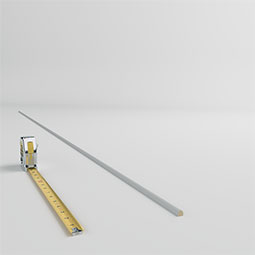 Ekena Millwork - PML01X01MA - Endurathane Maeve Panel Moulding, 3/8"H x 3/8"P x 94 1/2"L, Factory Primed