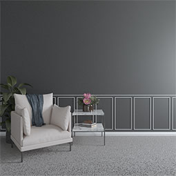 Ekena Millwork - PML01X01MA - Endurathane Maeve Panel Moulding, 3/8"H x 3/8"P x 94 1/2"L, Factory Primed