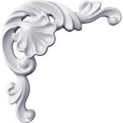 Ekena Millwork - PML04X04MA-L - Endurathane Maeve Panel Moulding Corner, 4 7/8"W x 3 7/8"H x 5/8"P, Left (matches moulding PML01X01MA), Factory Primed