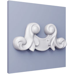 Ekena Millwork - PML02X02MA - Endurathane Maeve Panel Moulding Corner, 3 3/8"W x 2 3/8"H x 5/8"P (matches moulding PML01X01MA), Factory Primed