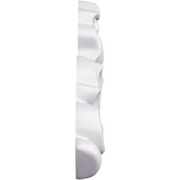 Ekena Millwork - PML03X03MA - Endurathane Maeve Panel Moulding Corner, 4 3/8"W x 3 3/8"H x 3/8"P (matches moulding PML01X01MA), Factory Primed