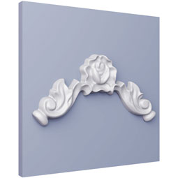 Ekena Millwork - PML03X03MA - Endurathane Maeve Panel Moulding Corner, 4 3/8"W x 3 3/8"H x 3/8"P (matches moulding PML01X01MA), Factory Primed