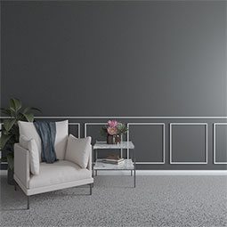 Ekena Millwork - PML01X01EL - Endurathane Eliana Panel Moulding, 5/8"H x 1/2"P x 96"L, Factory Primed