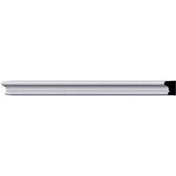 Ekena Millwork - PML01X01EL - Endurathane Eliana Panel Moulding, 5/8"H x 1/2"P x 96"L, Factory Primed