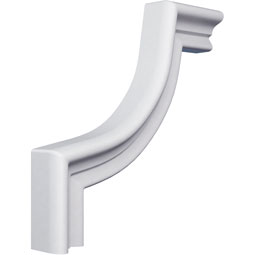 Ekena Millwork - PML03X03EL - Endurathane Eliana Panel Moulding Corner, 4 1/8"W x 3 1/8"H x 1/2"P (matches moulding PML03X03EL), Factory Primed