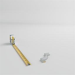 Ekena Millwork - PML03X03EL - Endurathane Eliana Panel Moulding Corner, 4 1/8"W x 3 1/8"H x 1/2"P (matches moulding PML03X03EL), Factory Primed