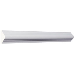 Ekena Millwork - PML01X01AM - Endurathane Amara Panel Moulding, 1 1/8"H x 5/8"P x 94 1/2"L, Factory Primed