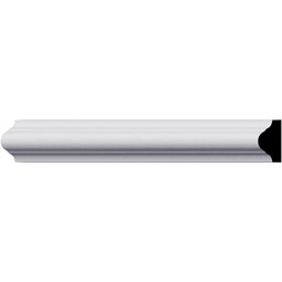 Ekena Millwork - PML01X01AM - Endurathane Amara Panel Moulding, 1 1/8"H x 5/8"P x 94 1/2"L, Factory Primed