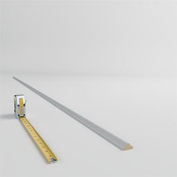 Ekena Millwork - PML01X01JA - Endurathane Jaden Panel Moulding, 1"H x 5/8"P x 94 1/2"L, Factory Primed