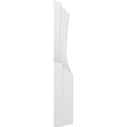 Ekena Millwork - PML04X04JA - Endurathane Jaden Panel Moulding Corner, 5 3/8"W x 4 3/8"H x 5/8"P (matches moulding PML01X01JA), Factory Primed