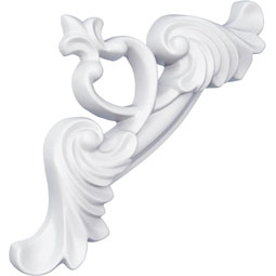 Ekena Millwork - PML05X05JA - Endurathane Jaden Panel Moulding Corner, 6 1/8"W x 5 1/8"H x 3/4"P (matches moulding PML01X01JA), Factory Primed