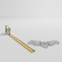 Ekena Millwork - PML05X05JA - Endurathane Jaden Panel Moulding Corner, 6 1/8"W x 5 1/8"H x 3/4"P (matches moulding PML01X01JA), Factory Primed