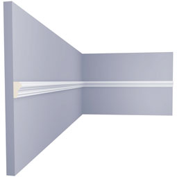 Ekena Millwork - PML02X01NO - Endurathane Nova Panel Moulding, 2 1/8"H x 5/8"P x 94 1/2"L, Factory Primed