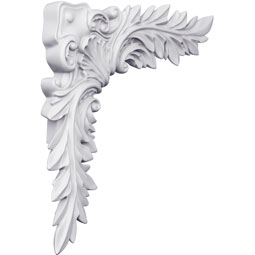Ekena Millwork - PML10X10NO - Endurathane Nova Panel Moulding Corner, 10 1/2"W x 9 1/2"H x 1 1/8"P (matches moulding PML02X01NO ), Factory Primed