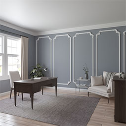 Ekena Millwork - PML11X11NO - Endurathane Nova Panel Moulding Corner, 12 3/8"W x 11 3/8"H x 1 1/8"P (matches moulding PML02X01NO ), Factory Primed