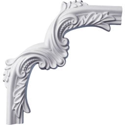 Ekena Millwork - PML11X11NO - Endurathane Nova Panel Moulding Corner, 12 3/8"W x 11 3/8"H x 1 1/8"P (matches moulding PML02X01NO ), Factory Primed