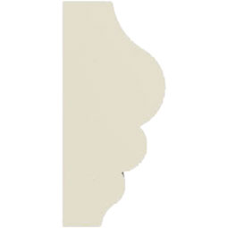 Ekena Millwork - PML03X01ZI - Endurathane Zion Panel Moulding, 1 3/8"H x 5/8"P x 94 1/2"L, Factory Primed