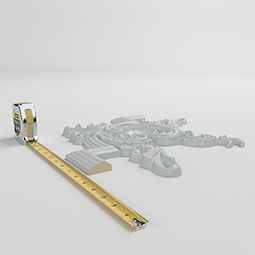Ekena Millwork - PML14X15ZI - Endurathane Zion Panel Moulding Corner, 15 3/8"W x 14 1/2"H x 7/8"P, Factory Primed (Matches Moulding PML03X01ZI)