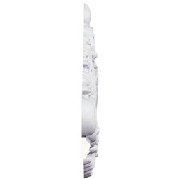 Ekena Millwork - PML35X15ZI - Endurathane Zion Panel Moulding Corner, 35 5/8"W x 15"H x 1 3/8"P, Factory Primed (Matches Moulding PML03X01ZI)