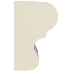 Ekena Millwork - PML01X01RO - Endurathane Rowan Panel Moulding, 1"H x 5/8"P x 96"L, Factory Primed