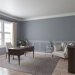 Ekena Millwork - PML01X01RO - Endurathane Rowan Panel Moulding, 1"H x 5/8"P x 96"L, Factory Primed