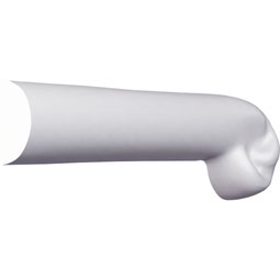 Ekena Millwork - PML04X03MA-R - Endurathane Maeve Panel Moulding Corner, 4 1/2"W x 2 1/2"H x 3/4"P, Right (matches moulding PML01X01MA), Factory Primed