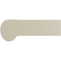 Ekena Millwork - PML04X01LU-L - Endurathane Luca Panel Moulding Corner, 4 1/2"W x 1 1/8"H x 1/2"P, Left (matches moulding PML01X00LU), Factory Primed