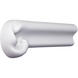 Ekena Millwork - PML04X01LU-R - Endurathane Luca Panel Moulding Corner, 4 1/2"W x 1 1/8"H x 1/2"P, Right (matches moulding PML01X00LU), Factory Primed