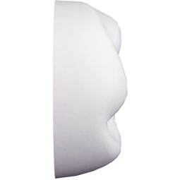 Ekena Millwork - PML04X01LU-R - Endurathane Luca Panel Moulding Corner, 4 1/2"W x 1 1/8"H x 1/2"P, Right (matches moulding PML01X00LU), Factory Primed
