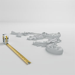 Ekena Millwork - ONL24X24X02GR - Endurathane Griffin Onlay, 24 5/8"W x 23 5/8"H x 1 1/2"P, Factory Primed