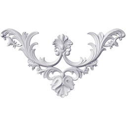 Ekena Millwork - ONL24X24X01MA - Endurathane Matilda Onlay, 24 1/2"W x 23 1/2"H x 1 1/8"P, Factory Primed