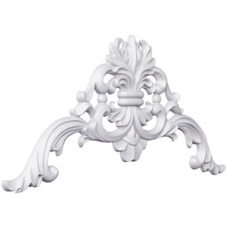 Ekena Millwork - ONL52X52X02OD - Endurathane Odessa Onlay, 53 3/8"W x 52 3/8"H x 2 1/8"P, Factory Primed