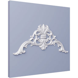 Ekena Millwork - ONL52X52X02OD - Endurathane Odessa Onlay, 53 3/8"W x 52 3/8"H x 2 1/8"P, Factory Primed