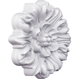Ekena Millwork - ONL08X08X01GW - Endurathane Gwen Onlay, 8 5/8"W x 7 5/8"H x 1 3/8"P, Factory Primed