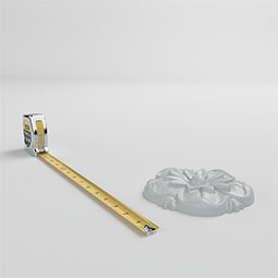 Ekena Millwork - ONL06X06X01JE - Endurathane Jerico Onlay, 6 7/8"W x 5 7/8"H x 1"P, Factory Primed