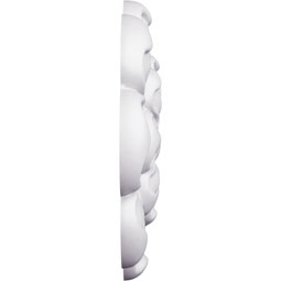 Ekena Millwork - ONL05X05X01DA - Endurathane Daisy Onlay, 5"W x 5"H x 5/8"P, Factory Primed