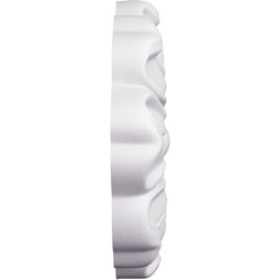 Ekena Millwork - ONL04X04X01PO - Endurathane Poppy Onlay, 4 7/8"W x 3 7/8"H x 3/4"P, Factory Primed