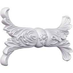 Ekena Millwork - ONL05X09X09LA - Endurathane Larissa Onlay, 5 3/4"W x 8 5/8"H x 8 7/8"P, Factory Primed