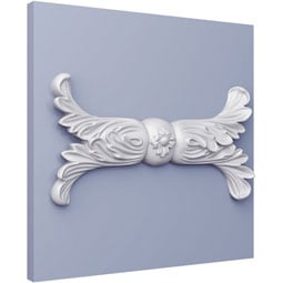 Ekena Millwork - ONL05X09X09LA - Endurathane Larissa Onlay, 5 3/4"W x 8 5/8"H x 8 7/8"P, Factory Primed
