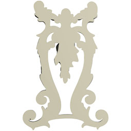 Ekena Millwork - ONL09X06X01AK - Endurathane Akasha Onlay, 9 7/8"W x 5 7/8"H x 1"P, Factory Primed