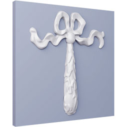 Ekena Millwork - ONL05X05X01SE - Endurathane Sebastian Onlay, 5 1/2"W x 5 3/8"H x 3/8"P, Factory Primed