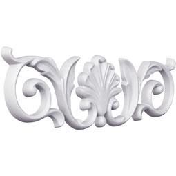 Ekena Millwork - ONL11X04X01AM - Endurathane Amos Onlay, 11"W x 3 1/2"H x 1/2"P, Factory Primed