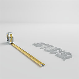 Ekena Millwork - ONL11X04X01AM - Endurathane Amos Onlay, 11"W x 3 1/2"H x 1/2"P, Factory Primed